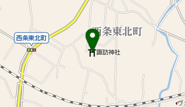 諏訪神社の地図画像