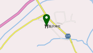 長沢神社の地図画像