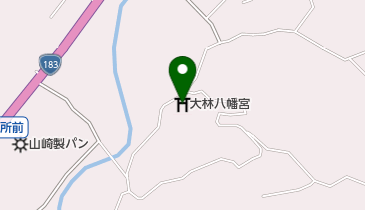 大林八幡宮の地図画像