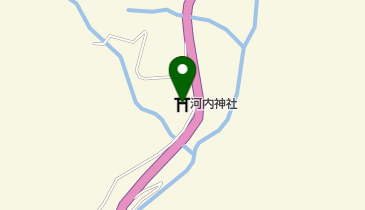 河内神社の地図画像