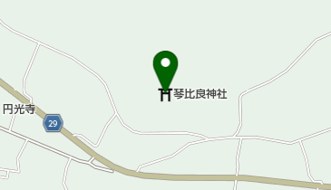 琴比良神社の地図画像