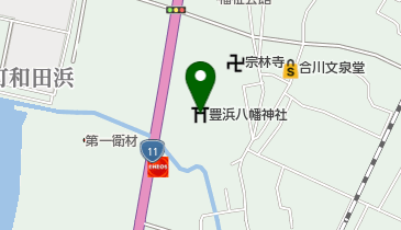 豊浜八幡神社の地図画像