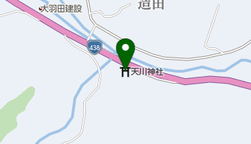 天川神社の地図画像