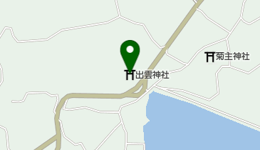 出雲神社の地図画像