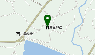菊主神社の地図画像