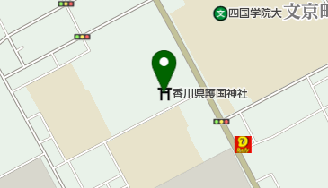 香川県護国神社の地図画像