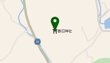 春日神社の地図画像
