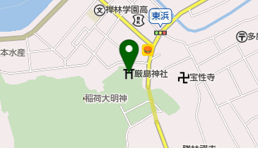 厳島神社の地図画像