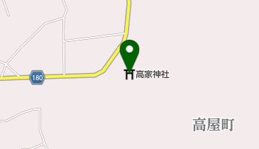 高家神社の地図画像