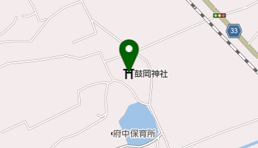鼓岡神社の地図画像