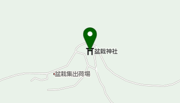 盆栽神社の地図画像