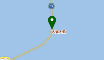 内海大橋の地図画像