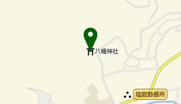 八幡神社の地図画像