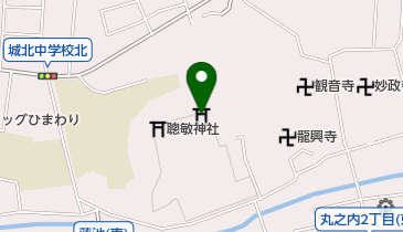 鍛治神社の地図画像