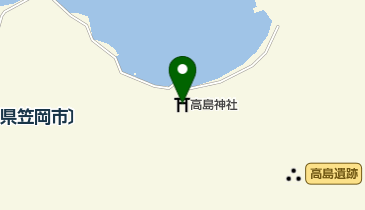 高島神社の地図画像