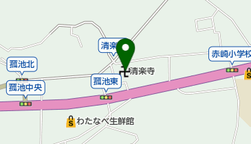 清楽寺の地図画像