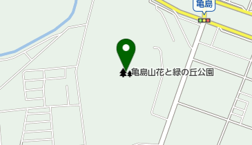 亀島山花と緑の丘公園の地図画像