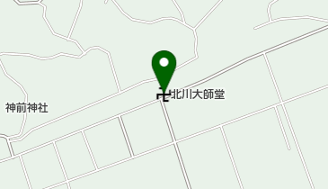 北川大師堂の地図画像