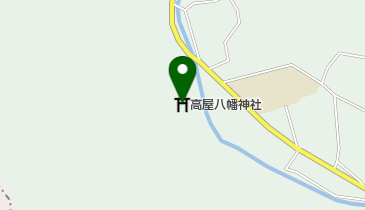 高屋八幡神社の地図画像