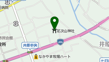 足次山神社の地図画像