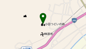 小田つどいの森の地図画像