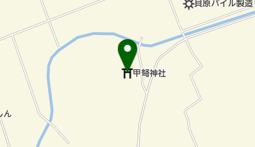 甲弩神社の地図画像