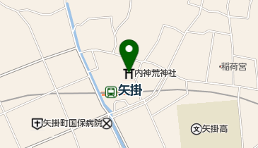 内神荒神社の地図画像