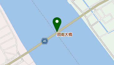 岡南大橋の地図画像