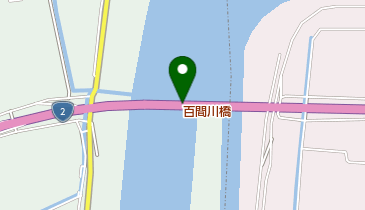 百間川橋の地図画像