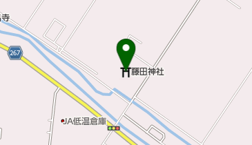 藤田神社の地図画像