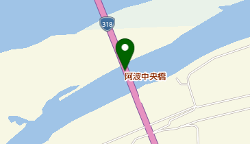 阿波中央橋の地図画像