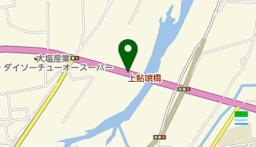 上鮎喰橋の地図画像