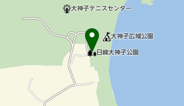 日峰大神子公園の地図画像
