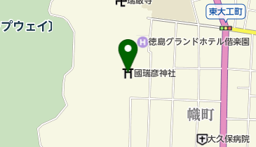 國瑞彦神社の地図画像