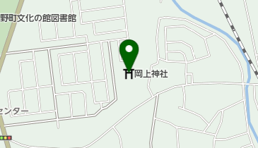 岡上神社の地図画像