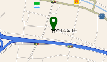 伊比良美神社の地図画像