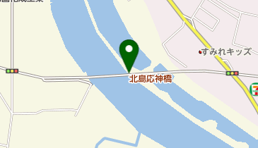 北島応神橋の地図画像