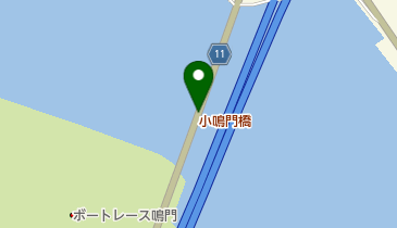 小鳴門橋の地図画像