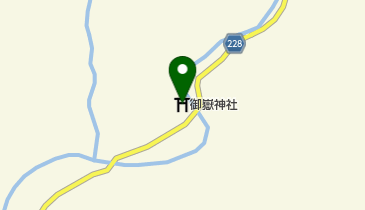 御嶽神社の地図画像