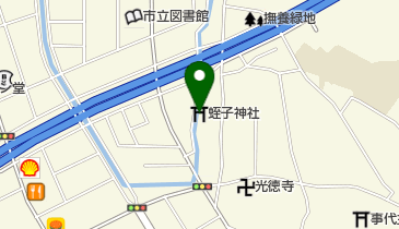 蛭子神社の地図画像