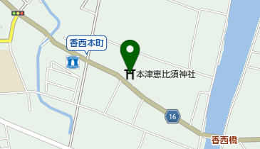 本津恵比須神社の地図画像