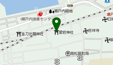 愛宕神社の地図画像