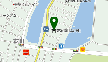 東濱恵比須神社の地図画像