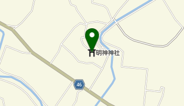 明神神社の地図画像