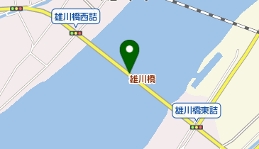 雄川橋の地図画像