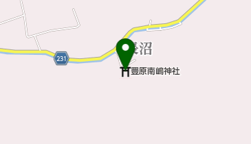 豊原南嶋神社の地図画像