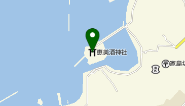 恵美酒神社の地図画像