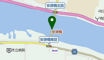 安諦橋の地図画像