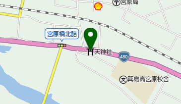 天神社の地図画像