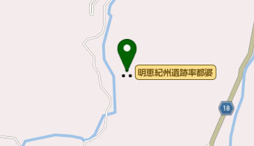 明恵紀州遺跡率都婆の地図画像